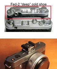 Hot Cold Shoe adapter FED 2 Camera body for Viewfinder Rangefinder accessory