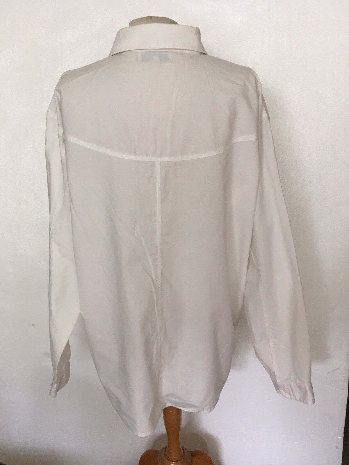 Men’s Collectif Off White Button Down Shirt Sz XL - image 4