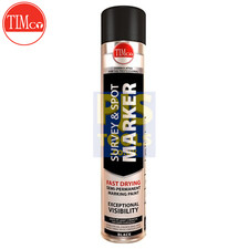 Image of Timco 750ml line marking paint survey & spot aerosol spray paint