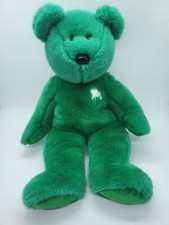 Erin the Irish Bear 13'' Ty Original Beanie Babies Green Plush Bear Shamrock
