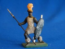 CORM-506 - Zulu with Assegai - Zulu Wars - Unknown Manufacturer - 54mm Metal