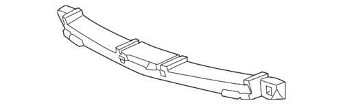 Absorbedor de impacto inferior del parachoques delantero para Cadillac SRX 2010-2016 (P/N 25778302)
