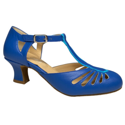 Damen Frauen Tanzschuh - Annie R - Blau