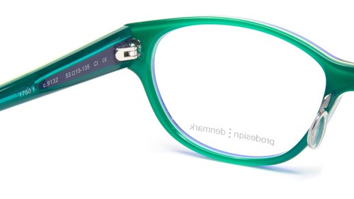NEW PRODESIGN DENMARK 1750 1 c.9132 NAVY EYEGLASSES FRAME 53-15-135 B36mm Japan - Picture 9 of 12