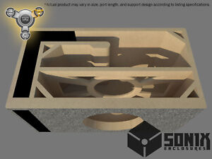 Stage 3 Ported Subwoofer Mdf Enclosure For Jl Audio 10w7ae Sub Box Ebay