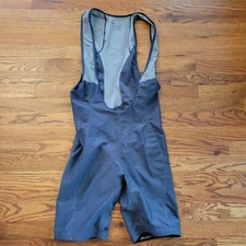 Przewalski Mens XL Cycling Bike Bib Shorts Tri Suit Gray Biking *Not Padded