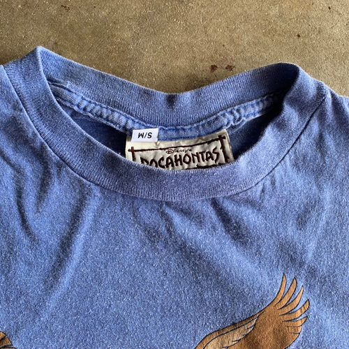 '95 VINTAGE 90s DISNEY'S POCAHONTAS ANIMATED MOVIE T-SHIRT MEN SZ S DISNEY 1990s - Picture 4 of 10