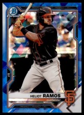 2021 Bowman Sapphire Chrome Prospects #BCP-69 Heliot Ramos San Francisco Giants