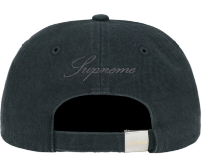 Supreme X Stone Island Denim Twill 6-panel Reflective Cap Black IN