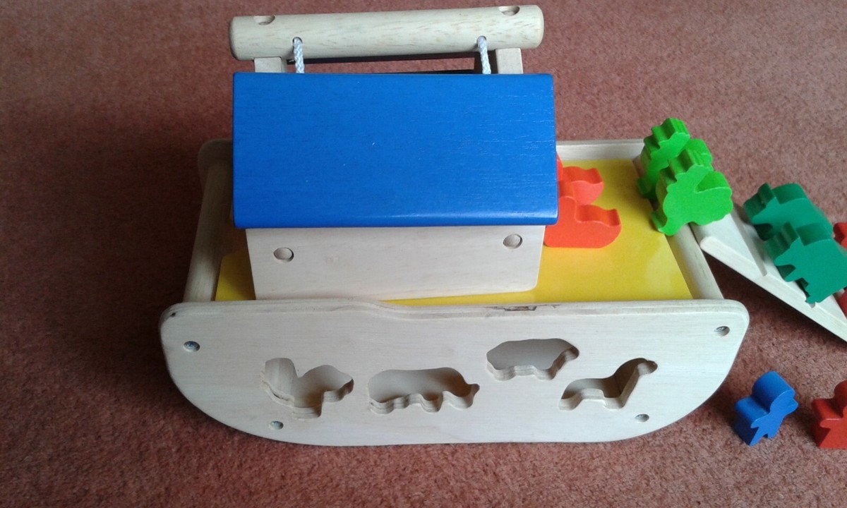 Early Learning Centre (ELC) NOAH'S ARK Wooden Educational Toy Shape  Sorter