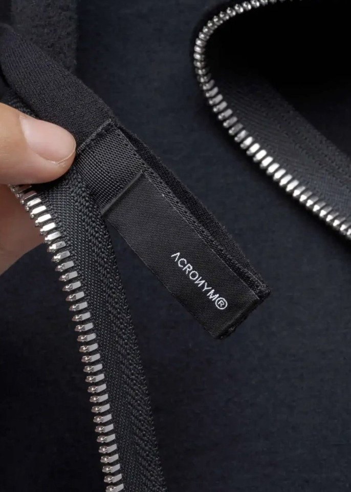 Acronym ng4-ps neck gaitor black/silver mask balaclava