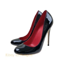 12cm Women Summer OL Shoes Round Toe High Heels Pumps Ladies Party Sandals HOT