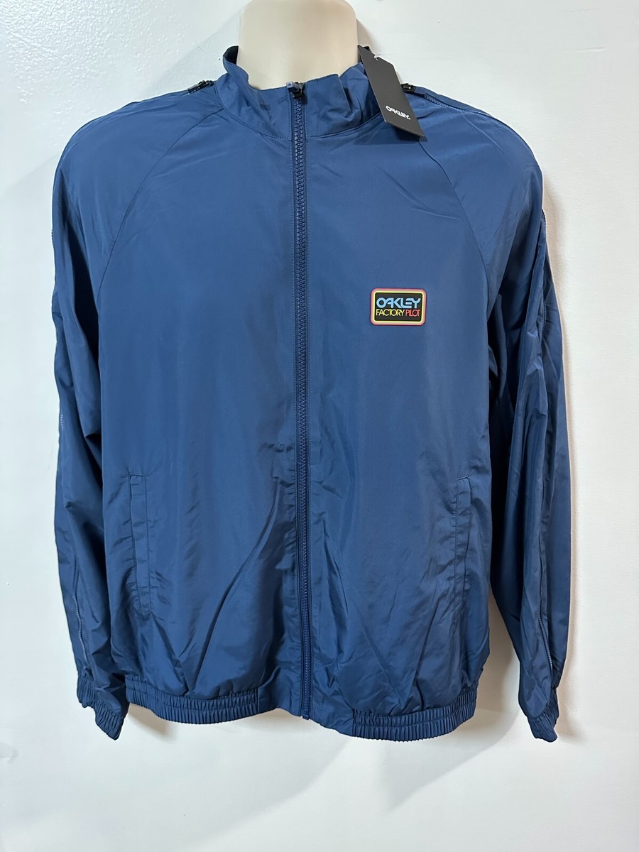 Oakley Men's Size M Universal Blue Full Zip Ventilation Track