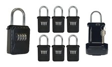 Vault Locks 3200 Key Lock Box Waterproof Combination Hanging Lock Keysafe 6-PACK