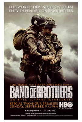 BAND OF BROTHERS Movie POSTER 27x40 C Eion Bailey Jamie Bamber Michael Cudlitz