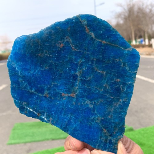 254G Natural Blue Apatite Quartz Rock Mineral Specimen Healing - Picture 16 of 23