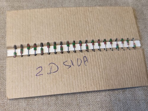 20 pcs. 2D510A / KD510A/ КД510А Silicon Si Pulse Diode 50V 200mA Soviet USSR - Picture 4 of 4