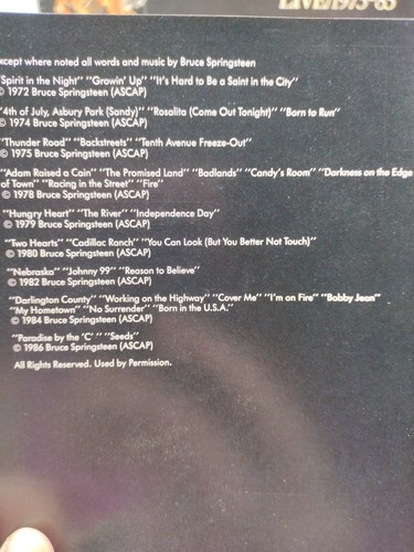 Bruce Springsteen & E Street Band Live 1975-85 5 LP Box Original + Booklet - Picture 9 of 10