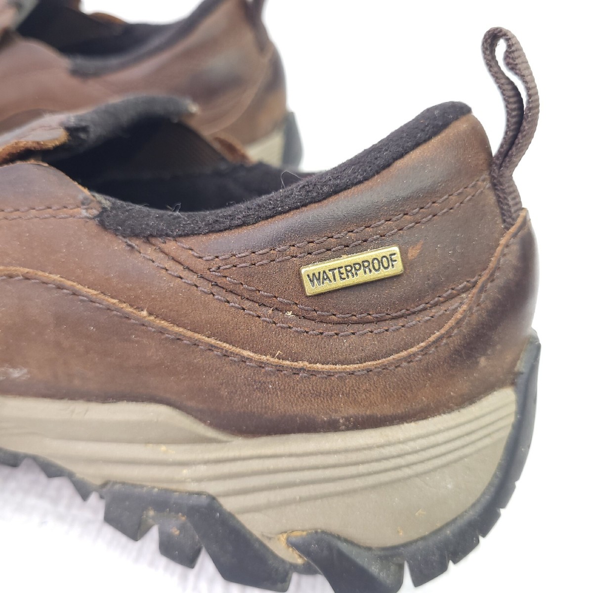 Men’s Merrell Coldpack Ice Moc Waterproof, size 12, Brown leather Merrell Men main image 3