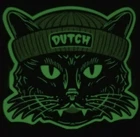 DUTCH Bros BROTHERS Coffee HALLOWEEN Cat GLOW In DARK 2020 STICKER October NEW