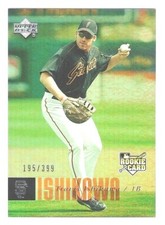 Travis Ishikawa 2006 Upper Deck Rookie Foil Silver 195/399 Card# 952	