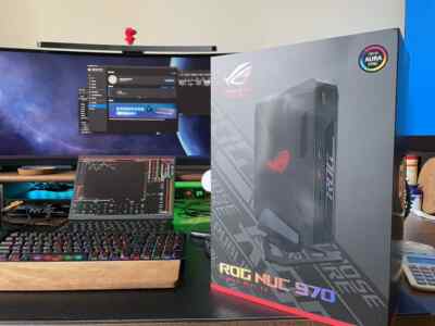 Asus ROG NUC 970 Gaming Desktop Computer Intel Ultra 9 185H 32 GB, 1 TB