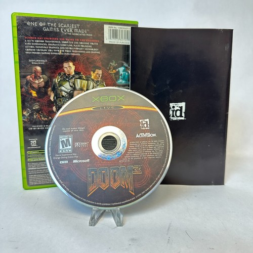 Xbox Doom 3 original - completado con manual - probado/funcionando - Xbox Live - Imagen 2 de 2