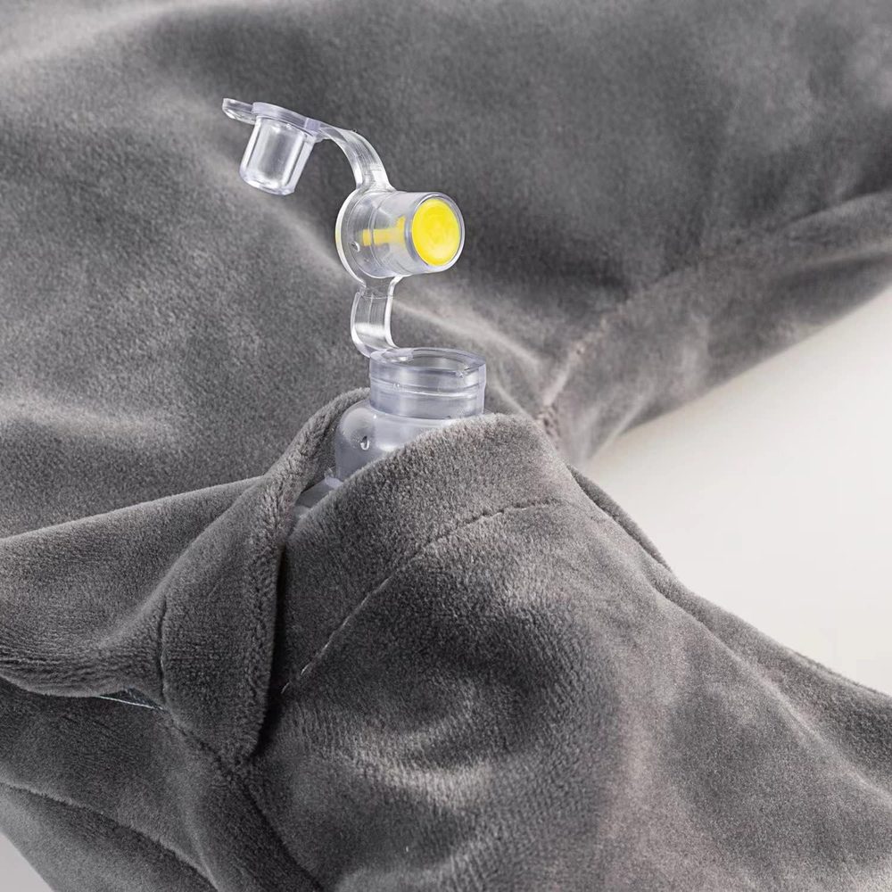 Inflatable Travel Neck Pillow for Airplanes Cars Trains Comfort Support