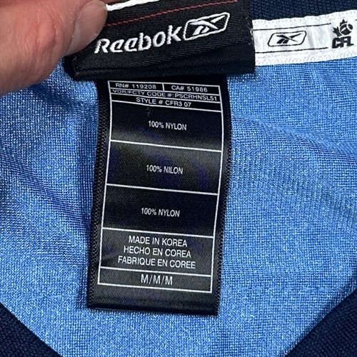 Vintage Y2K Reebok Toronto Argonauts Mike O'Shea Blue CFL Jersey Mens Medium - Picture 11 of 12