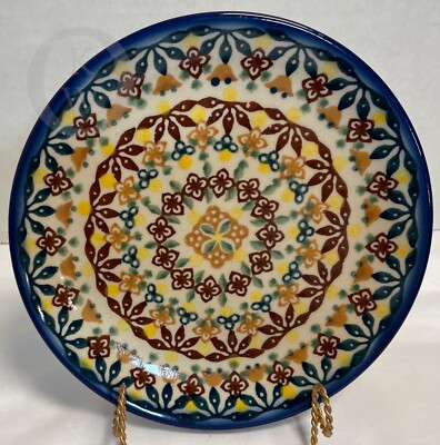 Manufaktura* POLISH POTTERY*Unikat*7.''  Plate *24259P S221