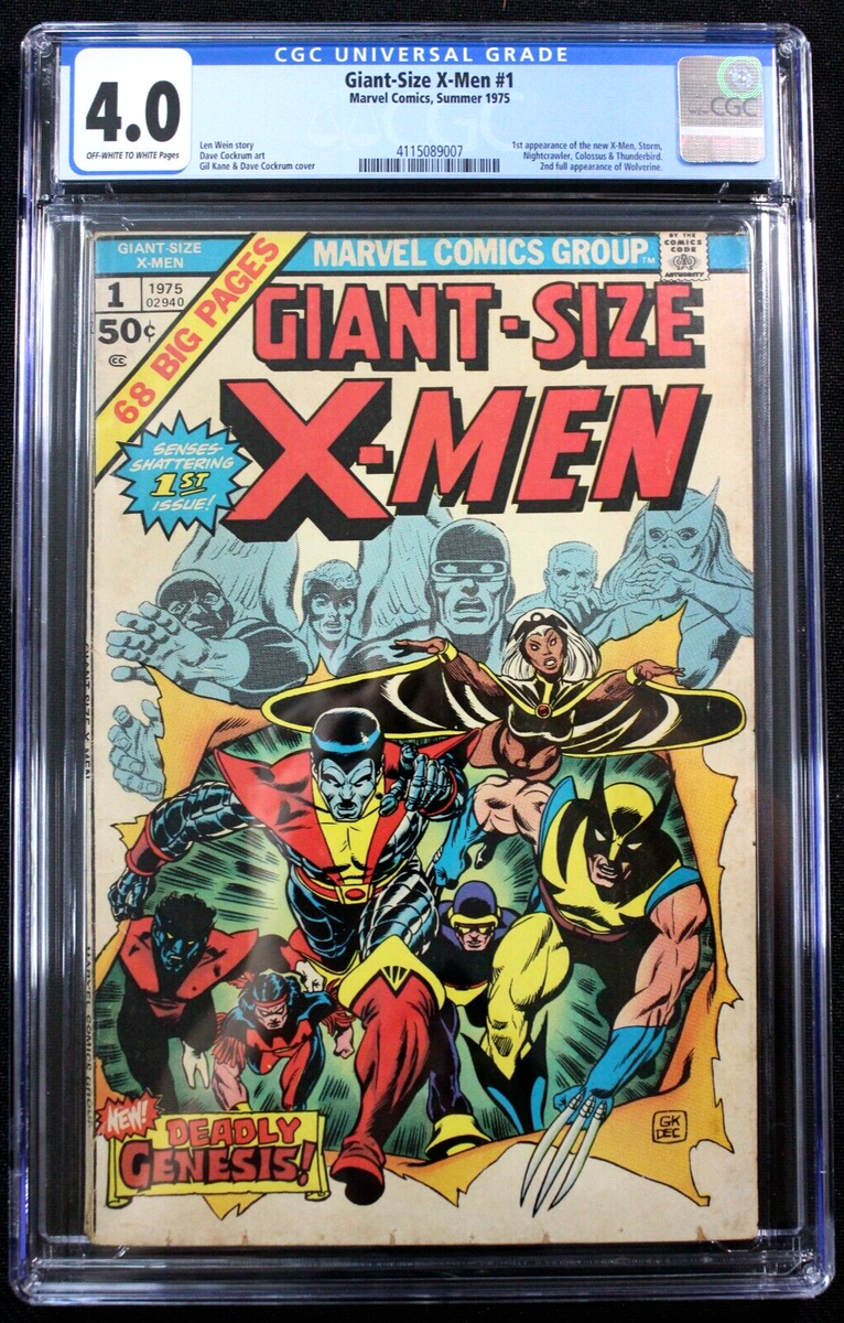 Giant-Size X-Men #1 - 1st App of Storm, Nightcrawler & Colossus