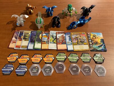 Large Bakugan Battle Brawlers Collection – 8 Figures/11 Cards/16