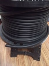 1/4'' I.D. 1/2'' O.D. Black Rubber Hose Vacuum Air Hose Tube  3' Long 