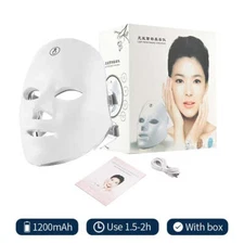 NNEOBA 7 Colors LED Facial Mask - Wireless Face Care Treatment