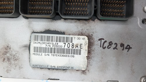 Used 2007 Chrysler Sebring Continental P05033708AE ECU - Picture 2 of 4