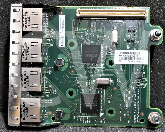 Dell Bcm5720 Quad Port Gigabit NIC Daughter Card POWEREDGE