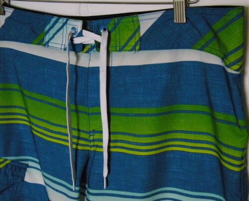 MOSSIMO SUPPLY CO mens Board Shorts size 38 in Blue Green color Light Weight Fab - Picture 3 of 11