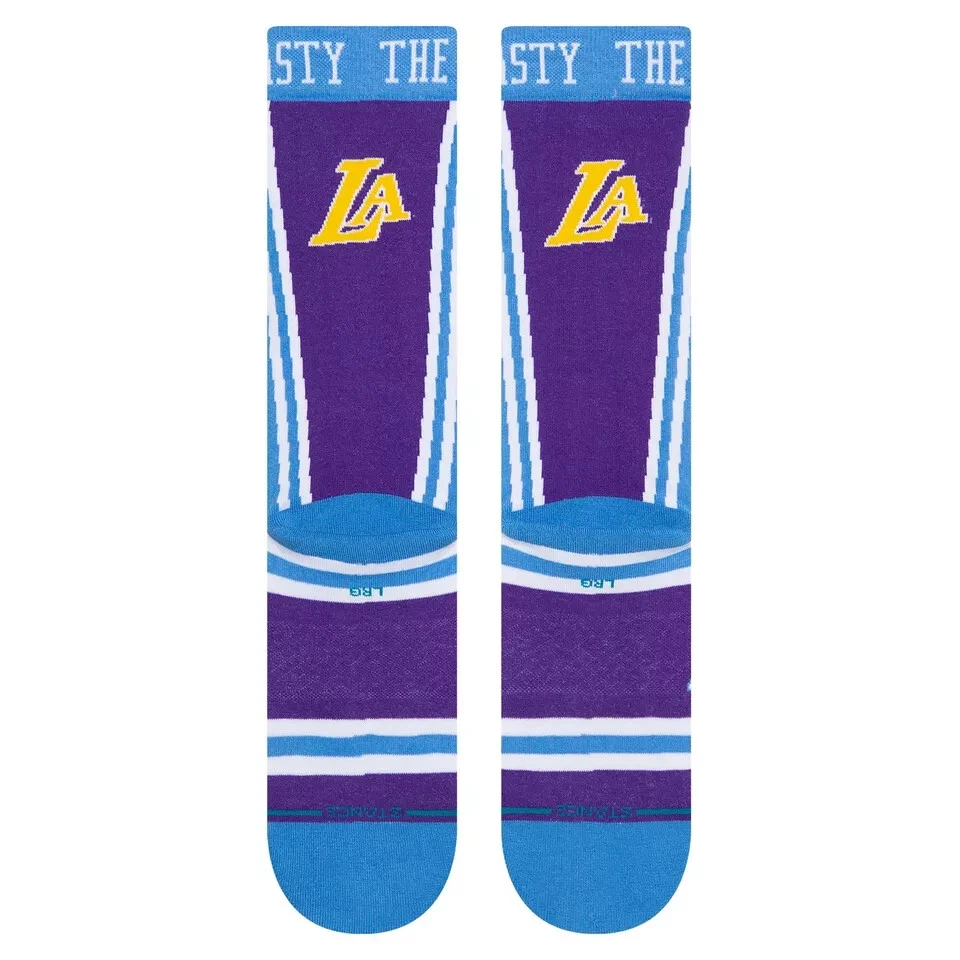 Stance Los Angeles Lakers City Edition 2022 Crew Socks | L - Image 3 of 4