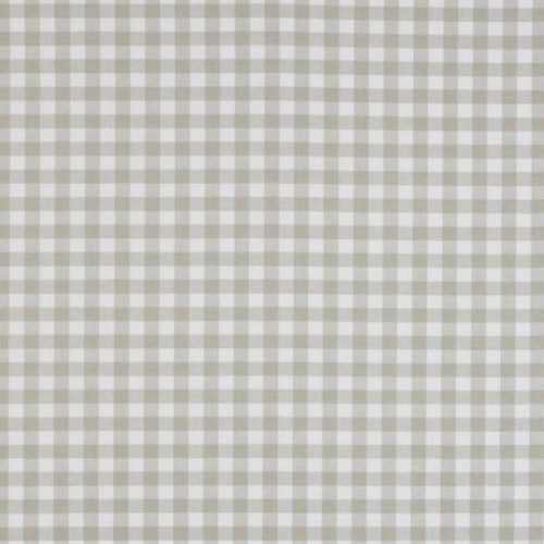 Clarke and Clarke Gingham Check Taupe Designer Curtain Upholstery Fabric