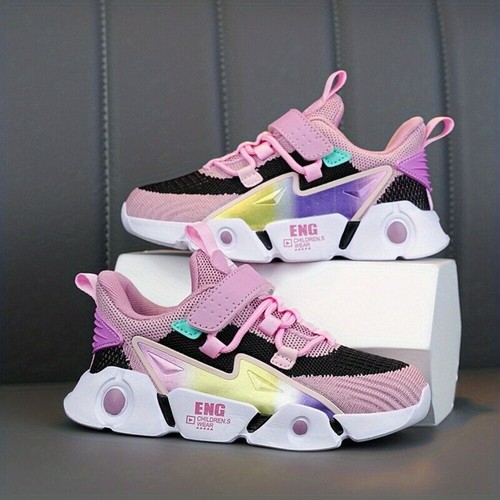 Kids Sneakers Girls Running Shoes Lightweight Outdoor Tennis School Sport Shoes - Picture 13 of 14