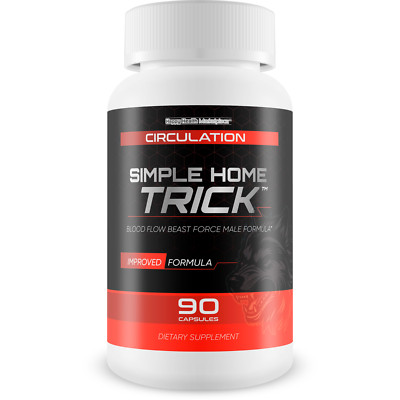Simple Home Trick - Mens Circulation Supplement - Improved Formula w/ L-Arginine