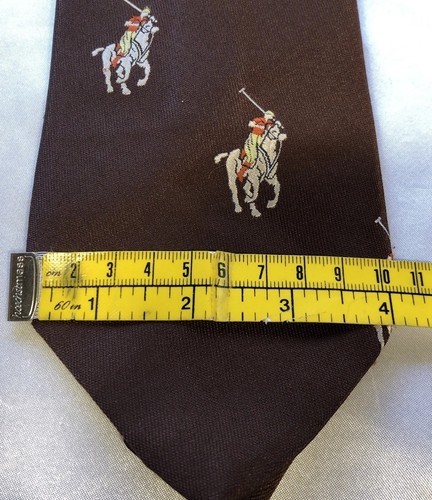 Necktie JCPenney Polo Player Horse Equestrian Brown - Picture 6 of 8