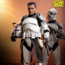 1 6 Star Wars Clone Wars Clone Commander Wolffe Figure Hot Toys 914065 TMS141