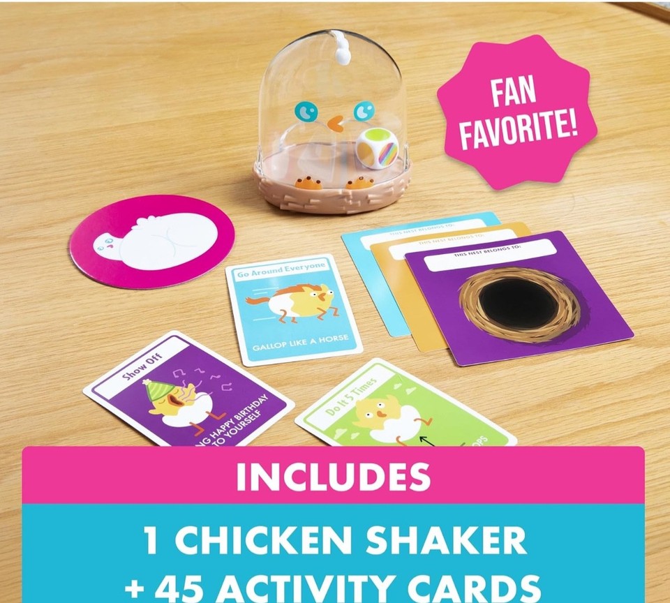 Hurry Up Chicken Butt Card Game Hot Potato Style Family