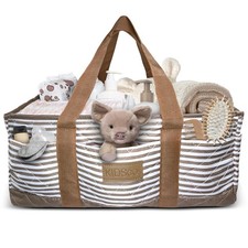 KIDSco. Baby Diaper Caddy. Portable Storage for Diapers, Wipes and Changing T...