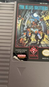 The Blues Brothers (NES, 1992) Authentic Cart Only Tested Working