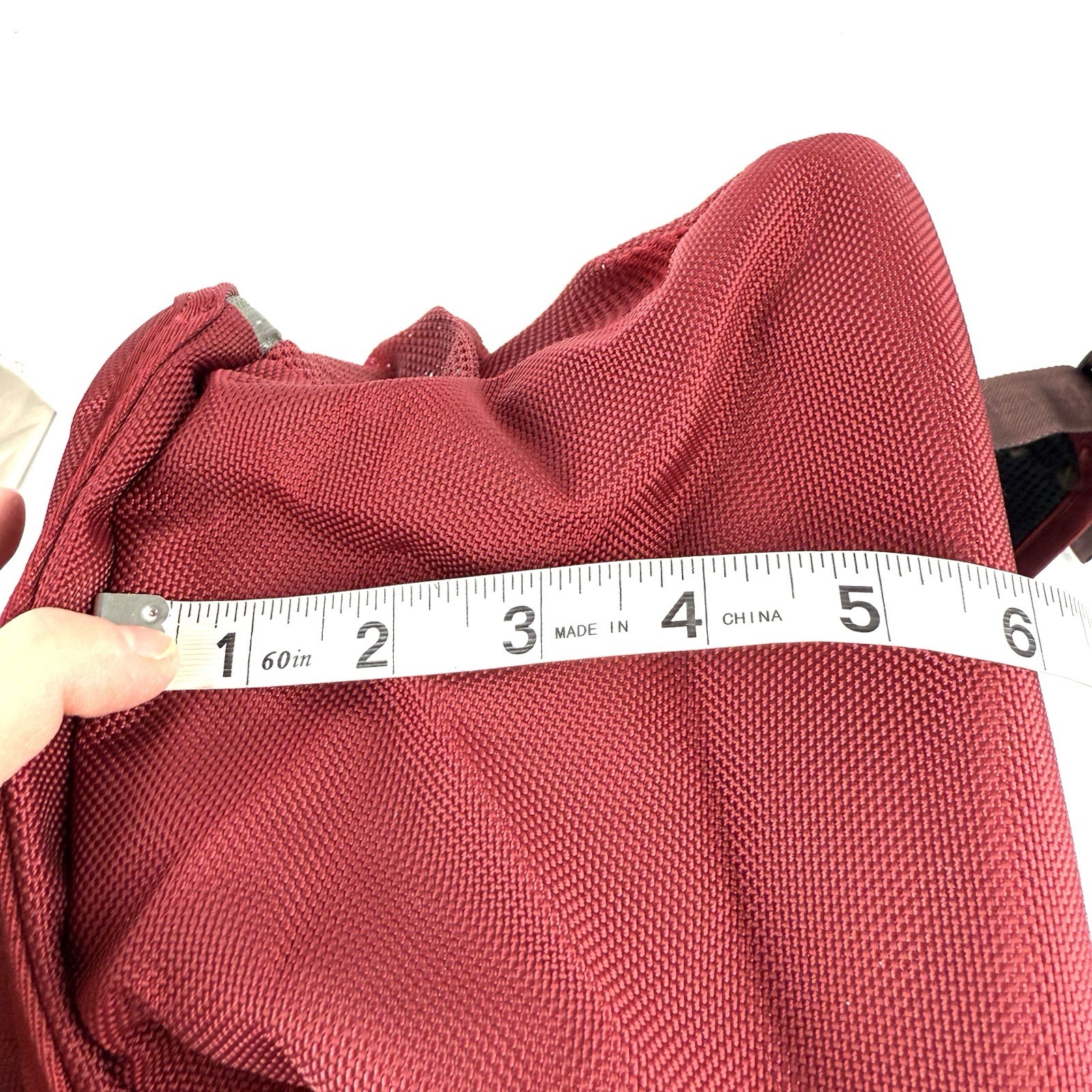 Merrell Backpack Dark Red Canvas Hard Shell Hikin… - image 14