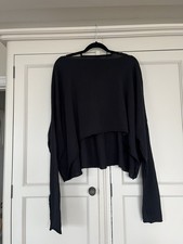 La Vaca Loca, Black cropped Jumper M/L 