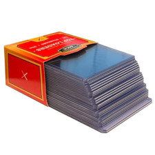 1000ct Case of Cardboard Gold Regular Card Toploaders