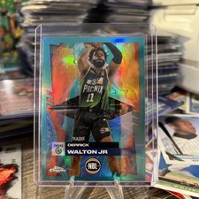 2024-25 Topps Chrome NBL - Aqua #75 Derrick Walton Jr. /199